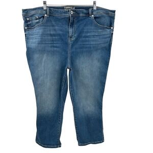 TORRID Crop Super Soft Skinny Stretch Comfy High Rise Jeans Plus Sz Women 24